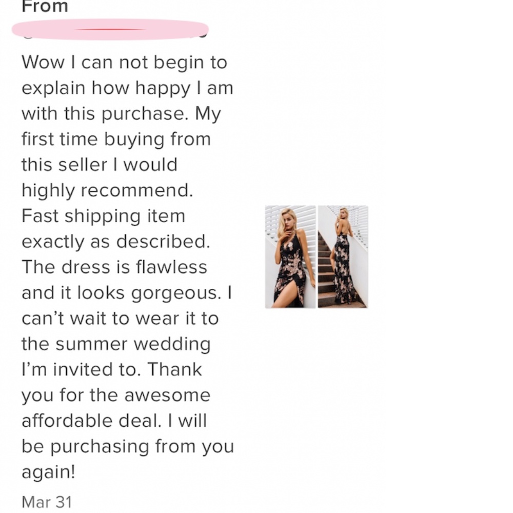 Sequined Mesh V-Neck Backless Hi Slit Long Dress - Picture 7 of 11